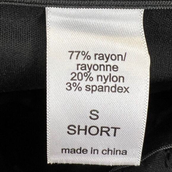 Maurices Women's Trouser Black Pull On Skinny Ankle Pants Size Small Short - Picture 7 of 7